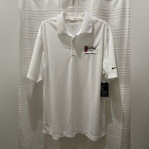 Nike golf polo white kettle one vodka dry fit size extra large